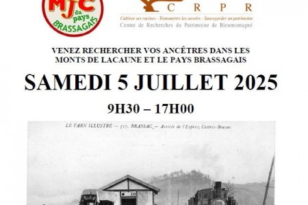 journée généalogie à Brassac le 5 juillet
