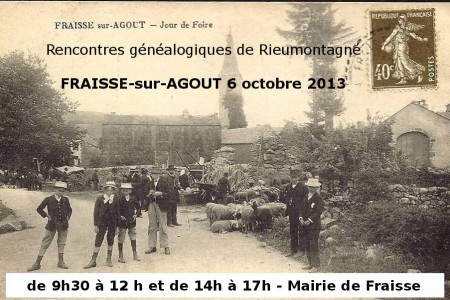 6 octobre 2013 – Généalogie à Fraïsse-sur-Agoût